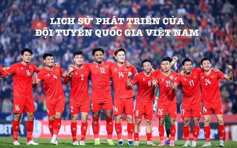 Lịch sử phát triển của đội tuyển quốc gia Việt Nam